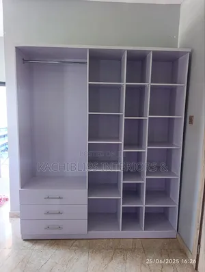 6 by 7ft Open Wardrobe, Shoe and Bag Rack