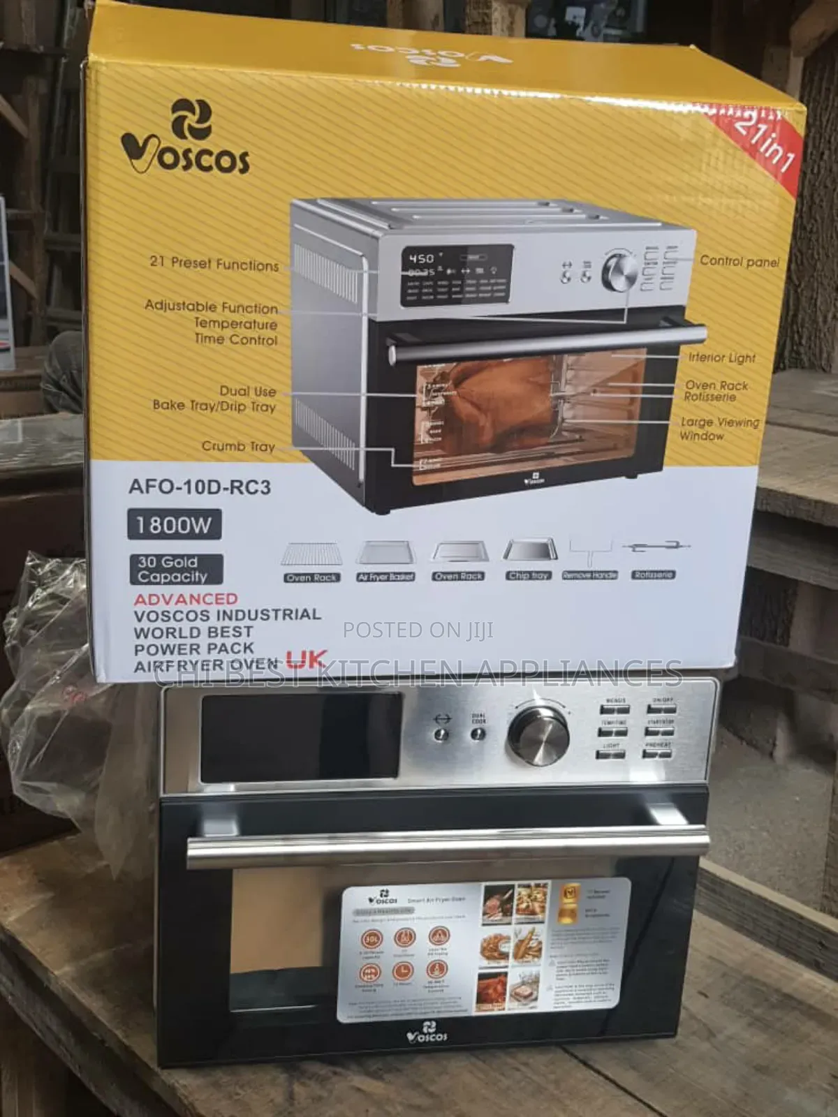 Vosco 30 Litres Air Fryer Oven
