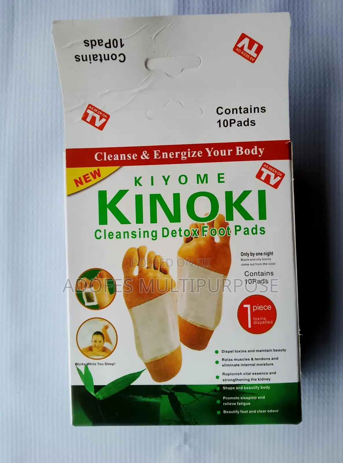 Detox Pad Kinoki Pack for Body Cleansing