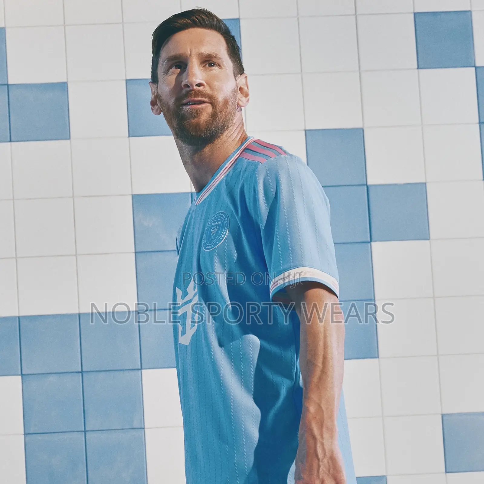 Inter Miami's 2025 Riptide Third Kit: Ocean-Blue.