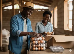 Transparent Egg Crates