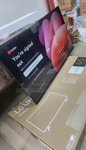 65 Inches LG Frameless Smart Android TV With Netflix Youtube Miracast