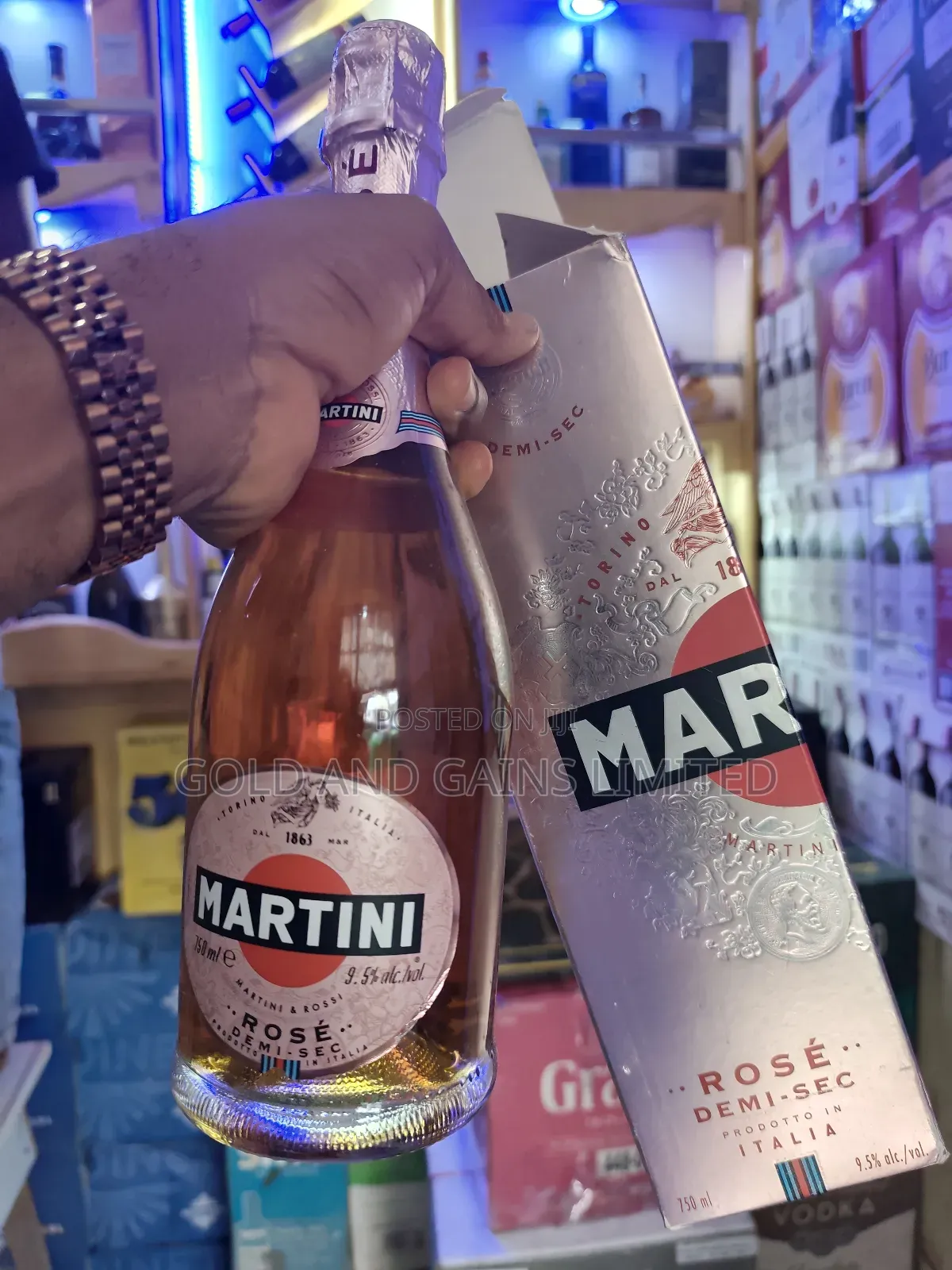 Martini Sparkling Rose 750ml 6bts
