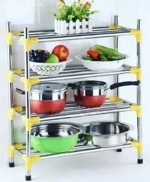 Stainless Pots Organizer - Multipurpose Pot Rack