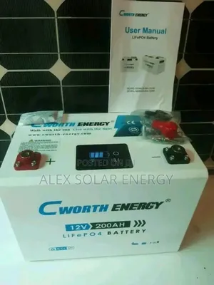 2.56kwh 200ah 12v Cworth Energy Lithium Ion Battery