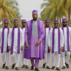 Royalty Groomsmen Agbada