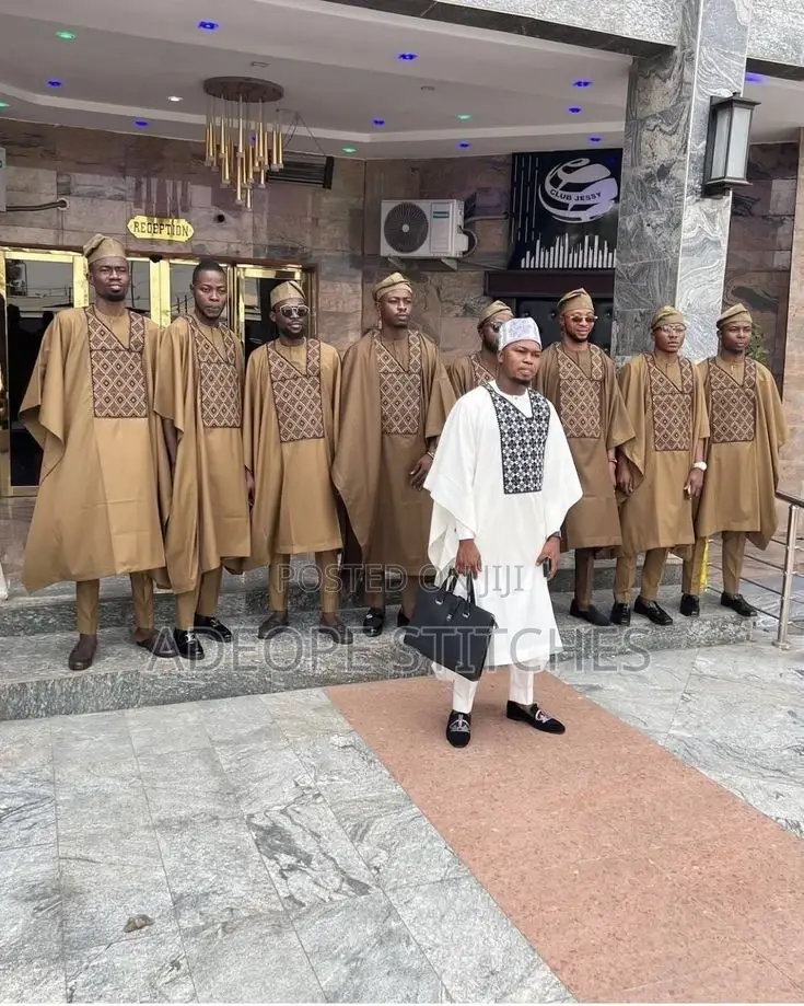 Royalty Groomsmen Agbada