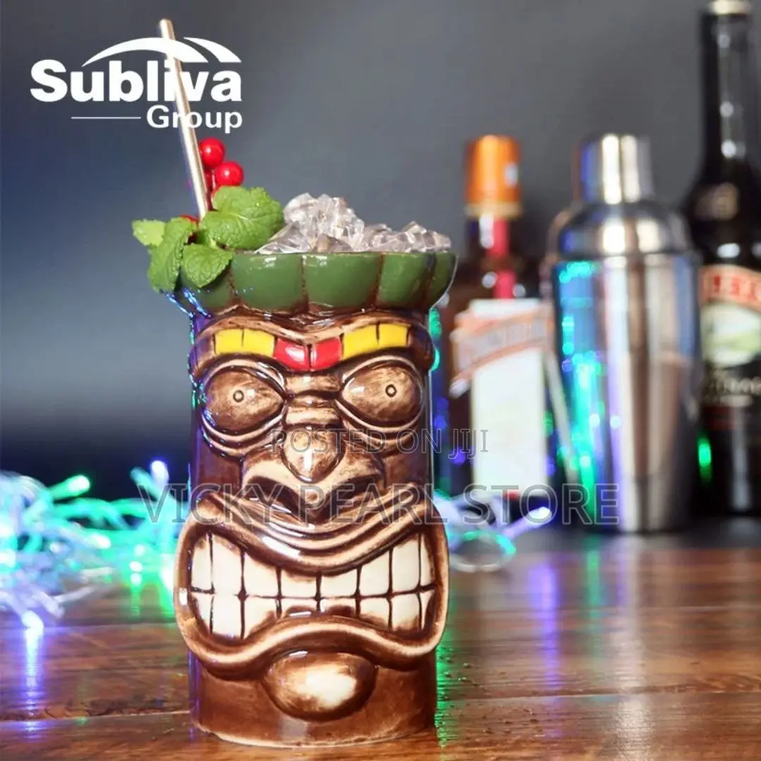 Ceramic Tiki Mug