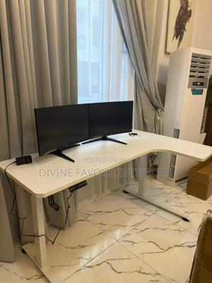 Electric Adjustable Desk L Shape 1.6m