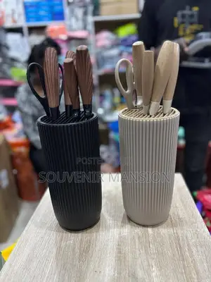 Knife Set With Rack