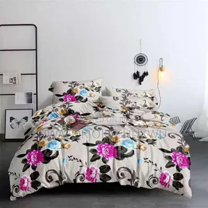 Sun Star Designer Flower Bed Sheet Complete Set 6by6 Bed