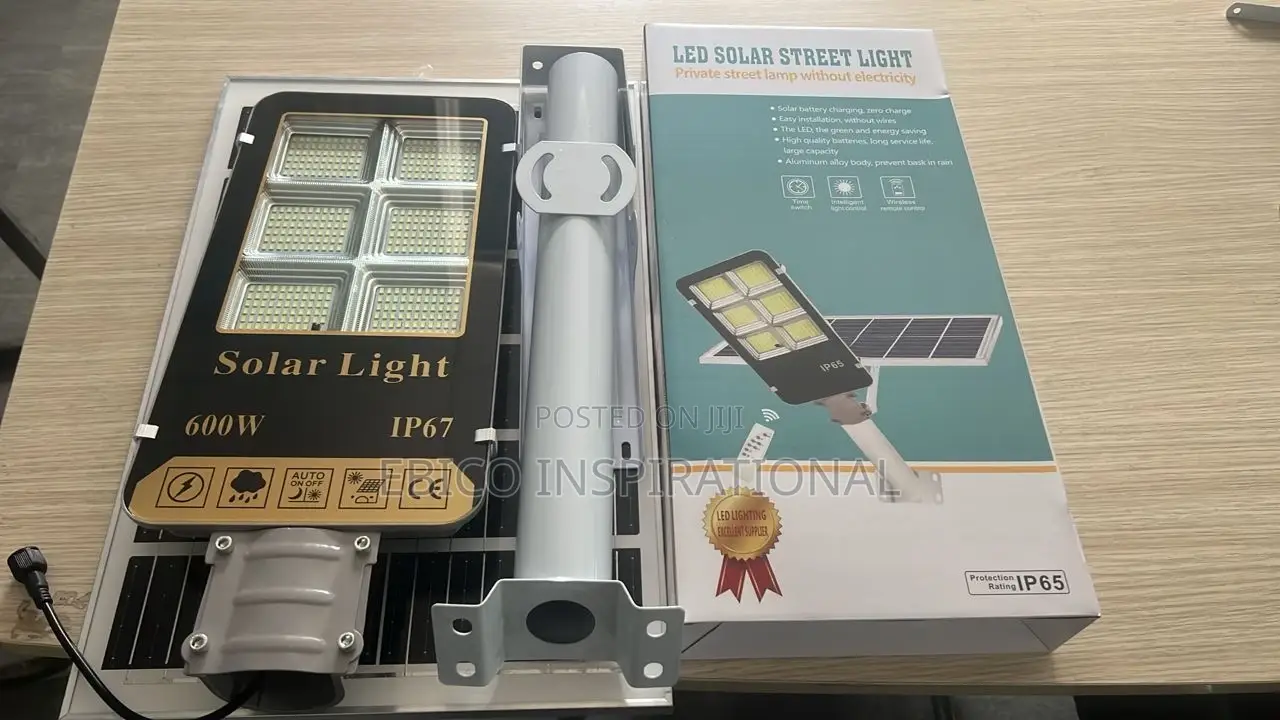 High Power 600w Solar Street Light – Remote