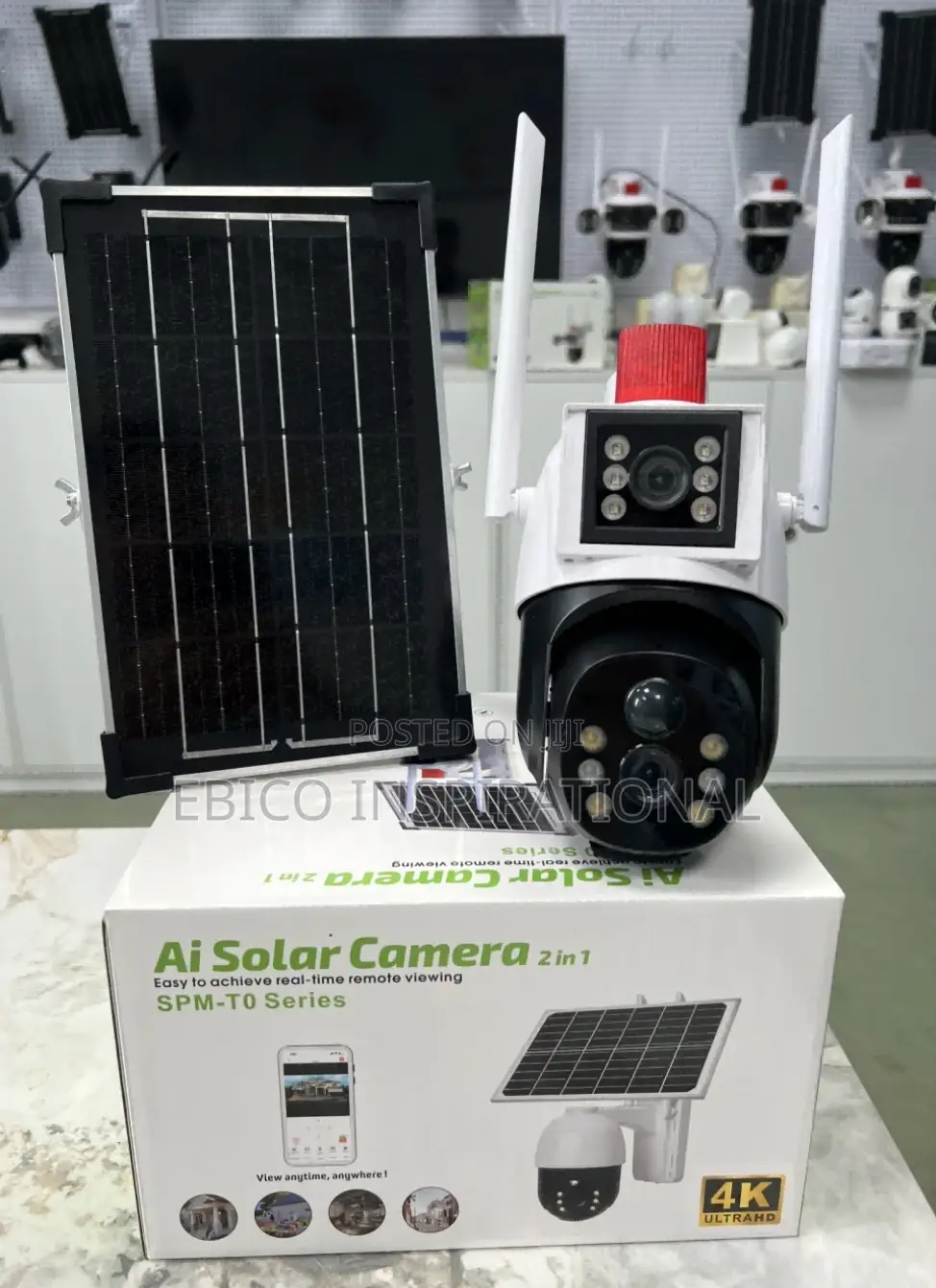 Solar Powered Wi-Fi Security Camera – 1080p Hd, Night Vision
