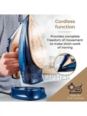 Tower Ceraglide 2-in-1 Cord/Cordless Steam Iron Steam Boost - 2400w