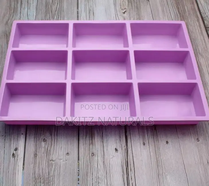 Silicone Mould 9 Cavities Rectangular Shape