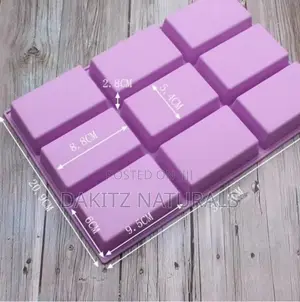 Silicone Mould 9 Cavities Rectangular Shape