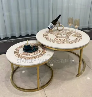 Marble Versace Top 2in1 Center Table