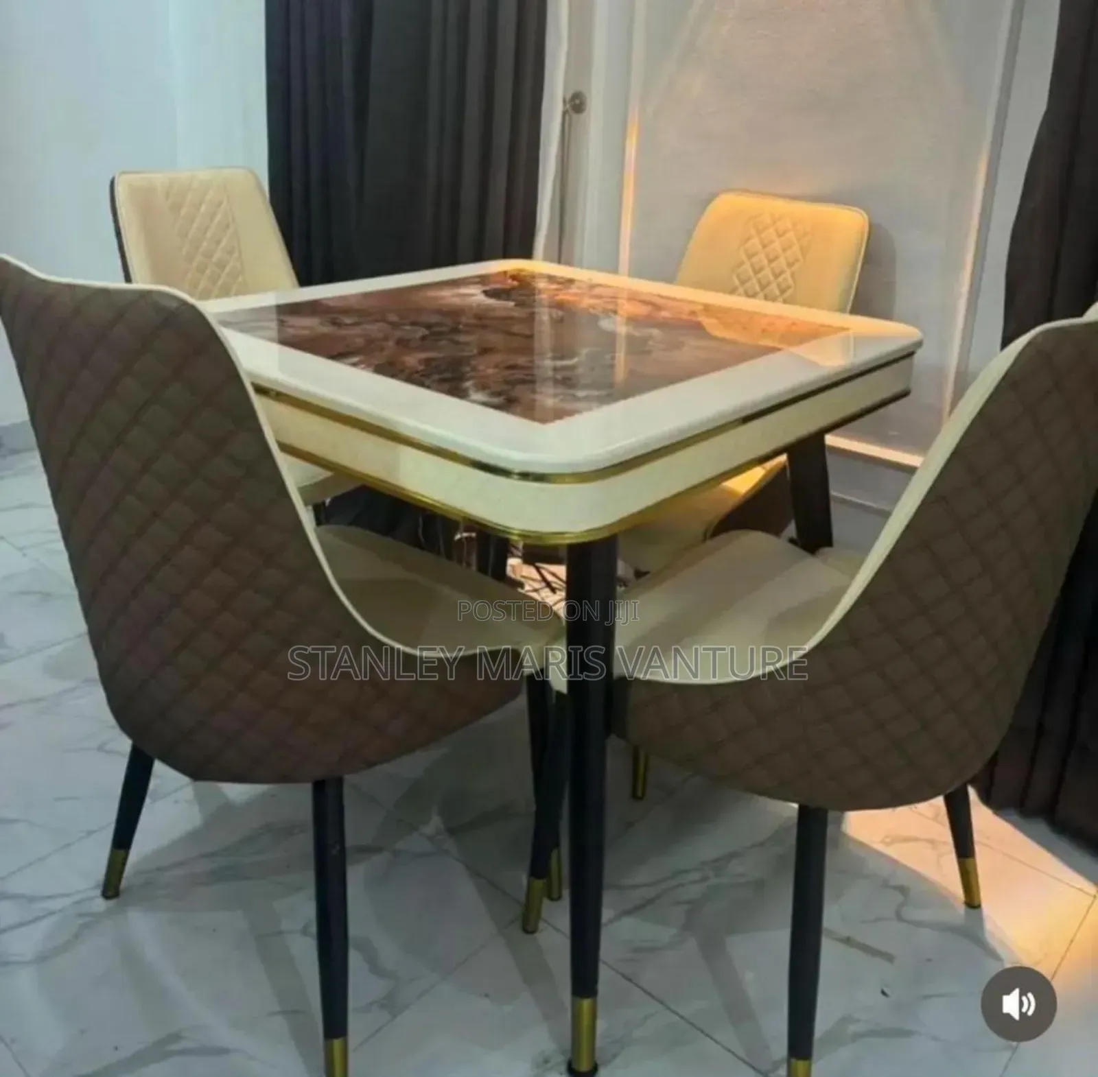 Four Seater Marble Dining Set