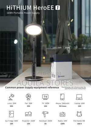 Hithium Hero Ee1 Power Station 1kwh