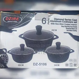 Dz-5106 Dzire 6 Pieces Nonstick Pots Set
