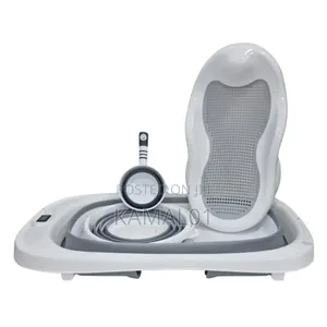5 in 1 Newborn Toddler Foldable Bathtub With Silicone Baby Bather