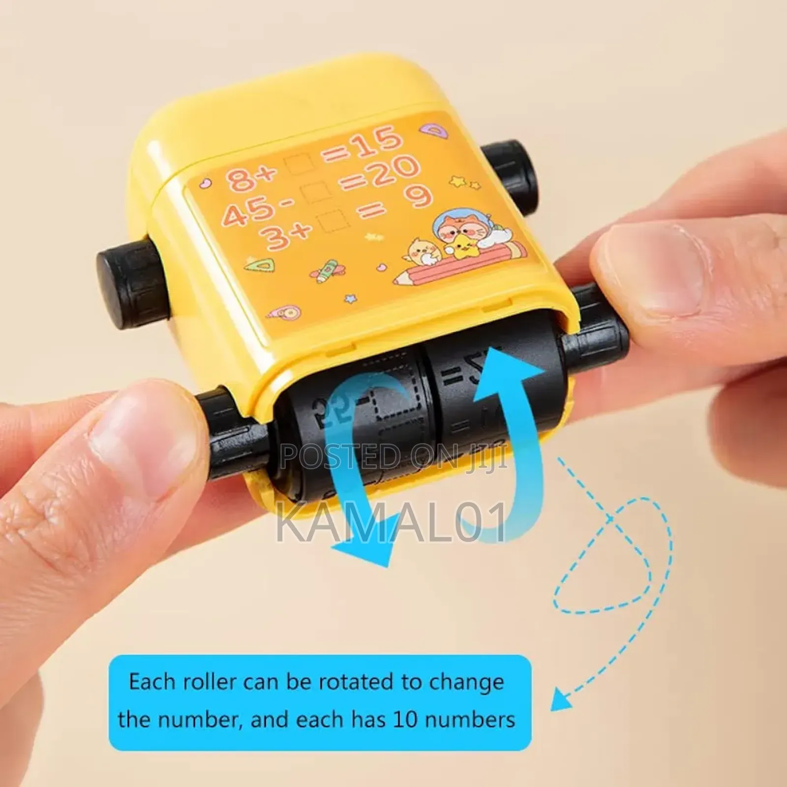 Reusable Math Roller Stamp,Addition and Subtraction Roller Stamp Math