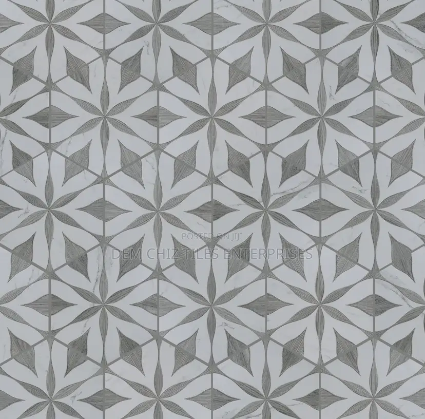 Llama Flower Hexagon Tiles