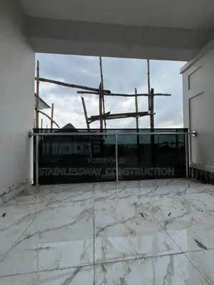 Balcony Dark Grey Handrails at Lokogoma