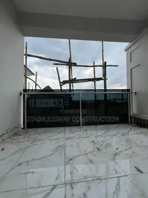 Balcony Dark Grey Handrails at Lokogoma