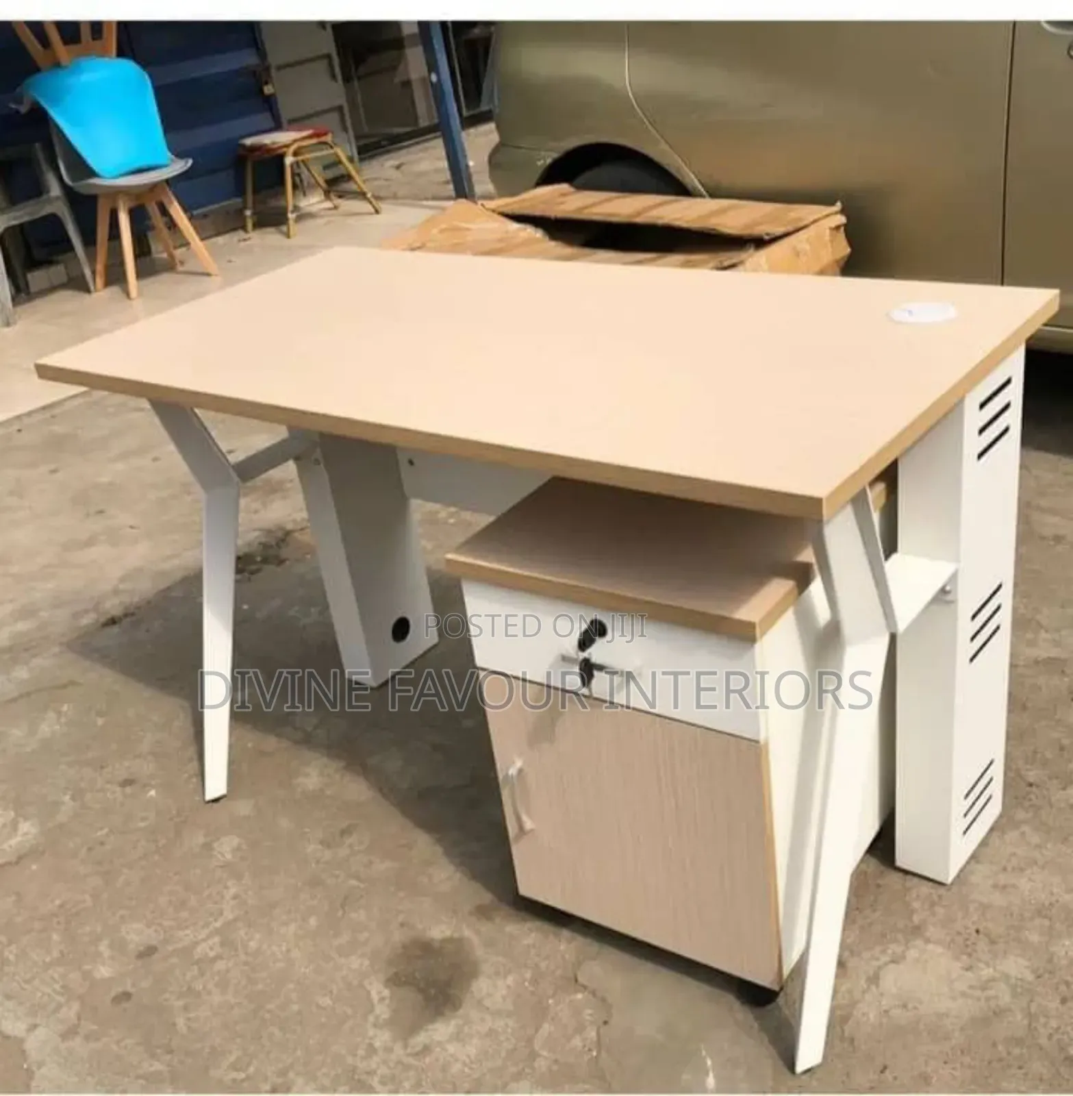 Office Table With Metal Legs