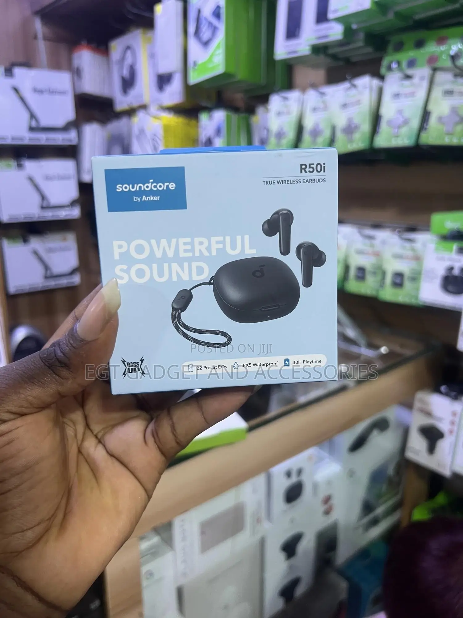 The Anker Soundcore R50i True Wireless Earbuds.