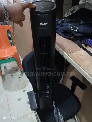 Maxi Tower Fan Powerful Quite Cooling With Remote