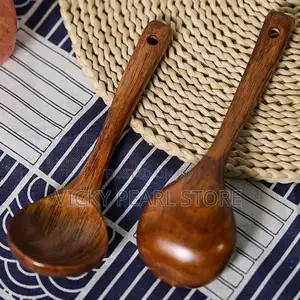 Single Wooden Cooking Spoon