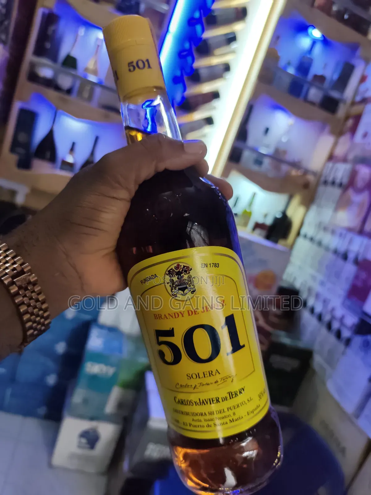 501 Brandy 1ltr (6bts)