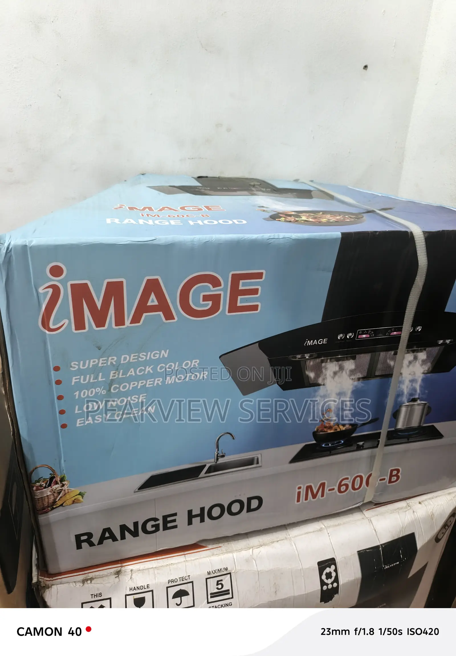 Image Range Hood Im-60c-8 60cm Powerful Kitchen Extractor