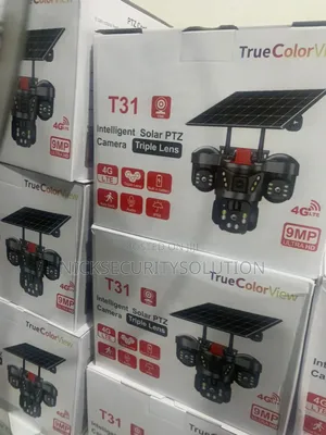 3 Lens Intelligent Solar PTZ Camera Triple Lens 4g