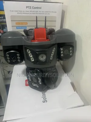 3 Lens Intelligent Solar PTZ Camera Triple Lens 4g