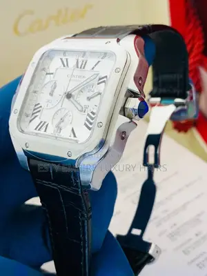 High Quality Luxury Leather Cartier Wristwatch