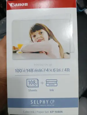 Canon Selphy Cp 1000 Photo Printer Paper and Ribbon