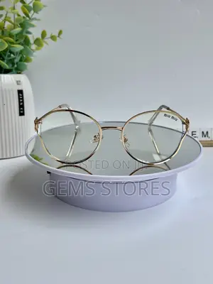 Elegant Miu Miu-Inspired Round Glasses for Women