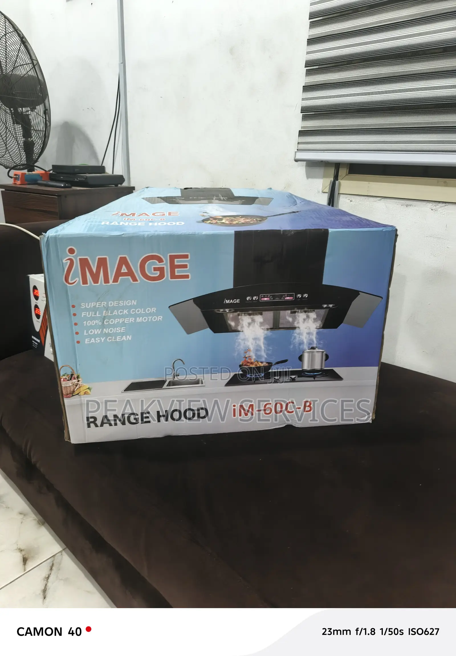 Mage Kitchen Chimney Hood Im-60c-8 With 3 Speed Control
