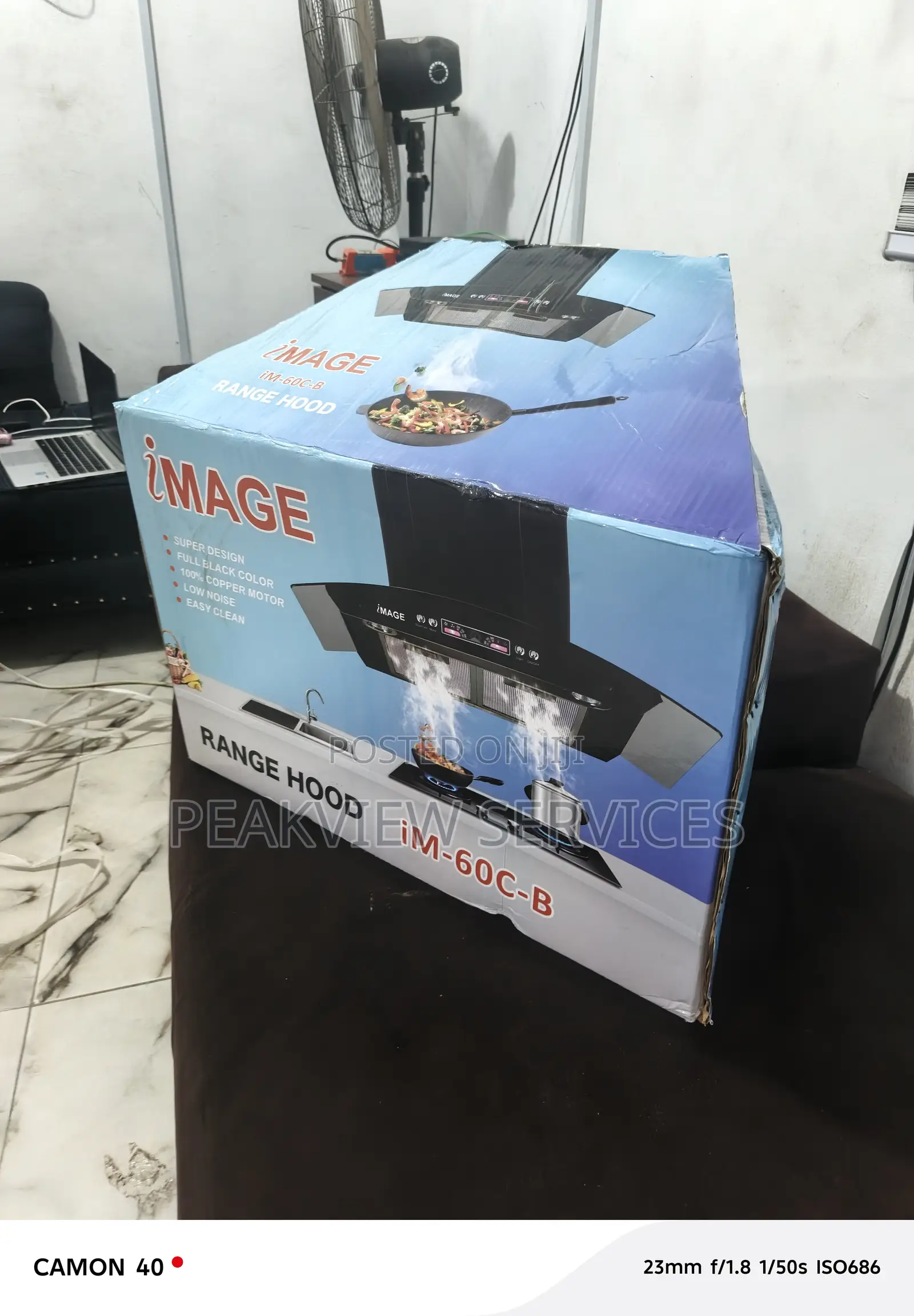 Image Im-60c-8 60cm Wall Hood – Compact Efficien