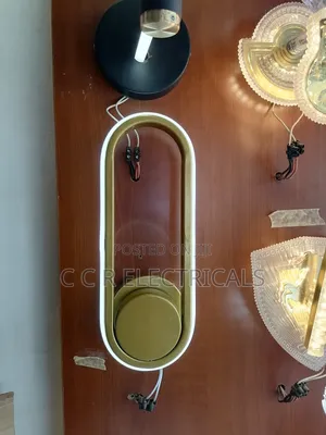 Gold Minimalist Led Wallbracket