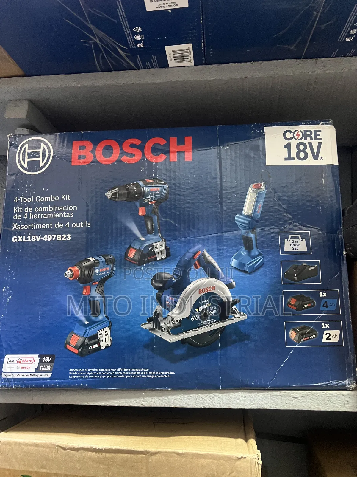 Bosch 4 Tool Combo Kit