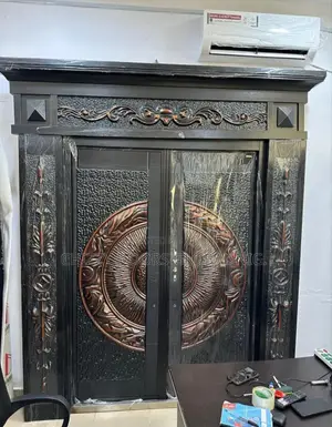 Italian Copper Cast Door With Ark Royal Home Design 7ft by 5ft