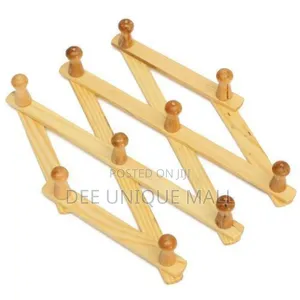 Wooden Hanger Expandable Coat Rack