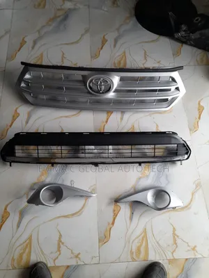 Up And Down Grill For Toyota Highlander 2012 With Foglamp Covers
