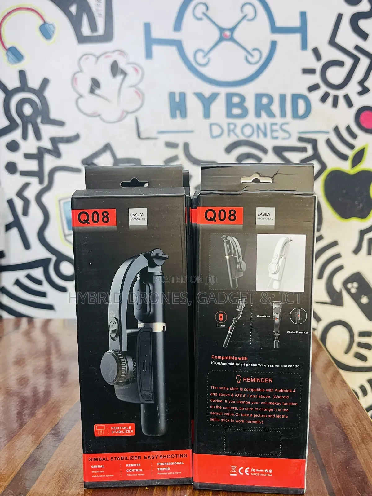 L08 Mobile Gimbal Stabilizer for Android iPhone