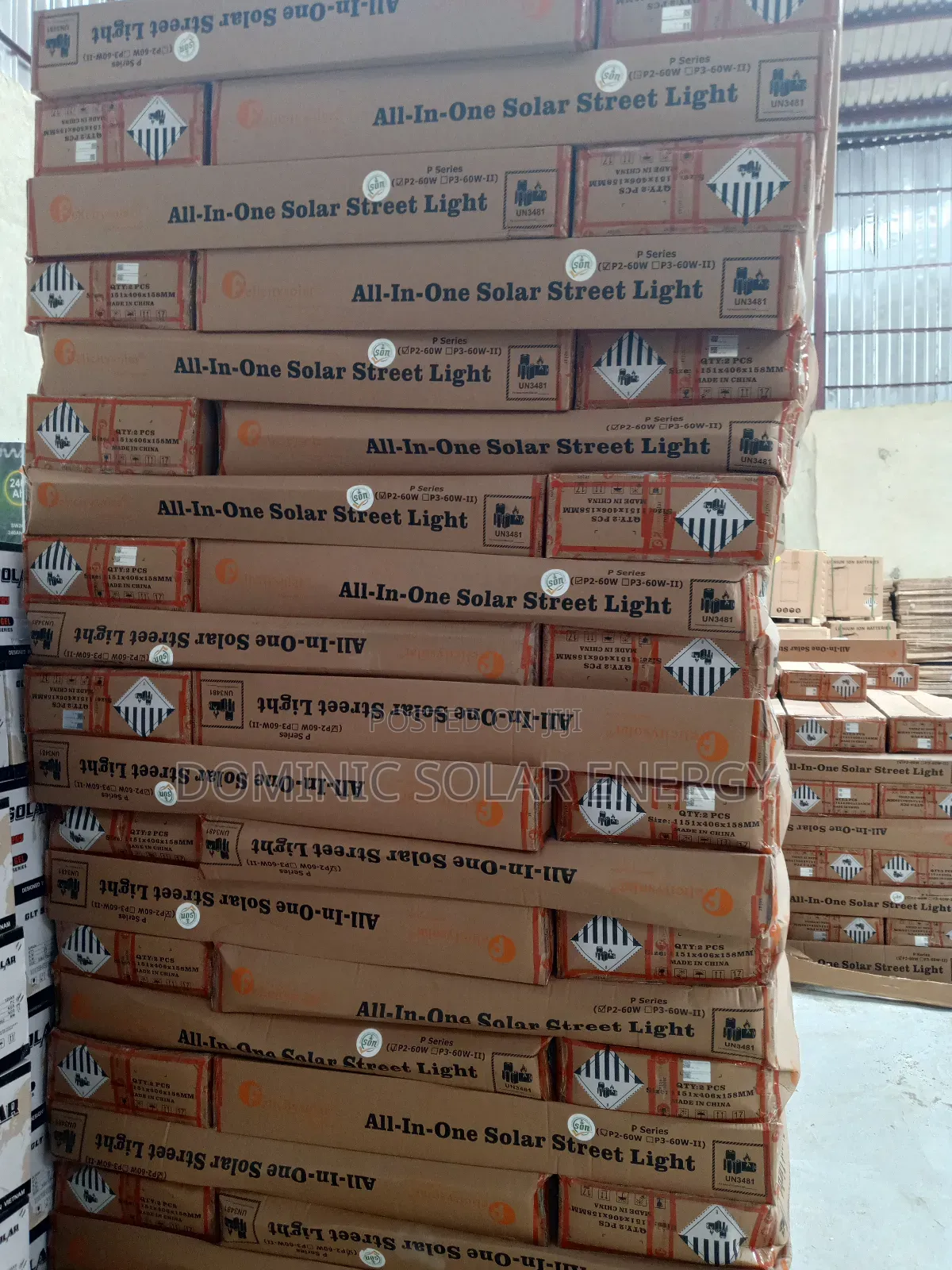 P2-60watts Felicity Solar Street Lights