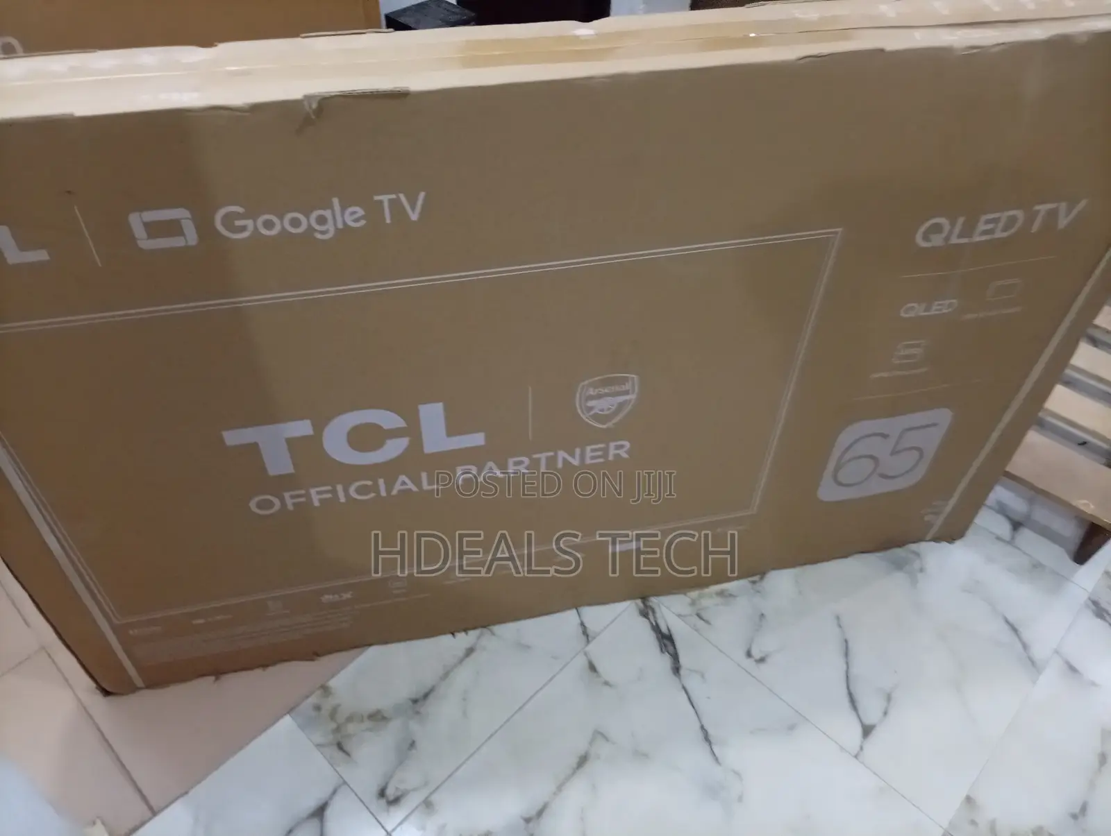 TCL 65” Smart Android Tv, Preinstalled Youtube, Preinstalled Amazon